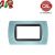 PLACCA 4P AZZURRO PASTELLO COMPATIBILE  LIVING INTERNATIONAL MP90/4