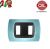 PLACCA 2P AZZURRO PASTELLO INTERNO NERO COMPATIBILE MAGIC