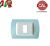PLACCA 1P AZZURRO PASTELLO INTERNO BIANCO COMPATIBILE MAGIC