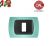 PLACCA 1P VERDE ACQUA PASTELLO INTERNO NERO COMPATIBILE MAGIC