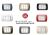 PLACCA COMPATIBILE SERIE BTICINO LIVING LIGHT IN METALLO MOSTRINA