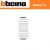 RONZATORE 12V BTICINO LIVING LIGHT N4356/12 BIANCO