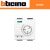 TERMOSTATO CON COMMUTATORE 230V BTICINO LIVING LIGHT N4442 BIANCO