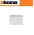 MOSTRINA PER TASCA PORTABADGE 3 MODULI BTICINO LIVING LIGHT N4551 BIANCO