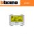 CRONOTERMOSTATO DA INCASSO BTICINO LIVING TECH NT4451 GRIGIO