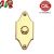 CAMPANELLO SAGOMATO CAL IN OTTONE LUCIDO P16