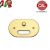 CAMPANELLO CAL IN OTTONE LUCIDO 80X135mm P610