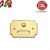 CAMPANELLO CAL IN OTTONE LUCIDO 80X125mm P611