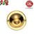 CAMPANELLO TONDO CAL IN OTTONE LUCIDO DIAMETRO 100mm P631