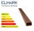 CANALINA 2 METRI CON COPERCHIO IN PVC LEGNO PERO 12X12 16X16 15X10 25X16 25X25 40X25