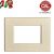 PLACCA 3P PANNA METALLO COMPATIBILE VIMAR PLANA PLA102