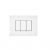 sun PLACCA 3P BIANCO COMPATIBILE VIMAR ARKE'