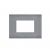 sun PLACCA 3P GRIGIO COMPATIBILE VIMAR ARKE'