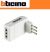ADATTATORE BTICINO SALVASPAZIO 3 PRESE 10A+SPINA 10A S3605DE BIANCO.
