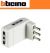 ADATTATORE BTICINO SALVASPAZIO 3 PRESE 10/16A+SPINA 16A S3606DE BIANCO