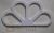 LUMINARIA SAGOMA ROSONE  APPESO 290x590 mm  BIANCO