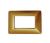 PLACCA 3 POSTI COMPATIBILE BTICINO MATIX ORO SCURO