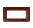 PLACCA 6P LEGNO COMPATIB. BTICINO MATIX MT