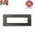 PLACCA 7P GRIGIO PIOMBO COMPATIBILE VIMAR PLANA UNI207/7