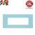 PLACCA 6P AZZURRO PASTELLO COMPATIBILE MATIX UNI303/6