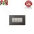 PLACCA 4P GRIGIO PIOMBO COMPATIBILE MATIX UNI307/4