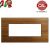 PLACCA 6P BTICINO LEGNO BAMBOO COMPATIBILE AXOLUTE UNI402/6