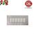 PLACCA 6P ARGENTO SILVER COMPATIBILE AXOLUTE UNI406/6