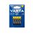 BATTERIA AAA PILA MINISTILO VARTA BLISTER 1,5V 4 PILE