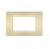 PLACCA 3 POSTI AVORIO VX3-09 COMPATIBILE BTICINO LIVING INTERNATIONAL/LIGHT