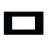 PLACCA 4P NERO LUCIDO 
VX4-08 COMPATIBILE BTICINO LIVING INTERNATIONAL/LIGHT