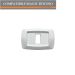PLACCA 1P PVC BIANCO MASTER COMPATIBILE BTICINO MAGIC