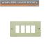 PLACCA 4P ALLUMINIO COMPATIBILE BTICINO MAGIC MG