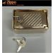 SCATOLA PORTA APPARECCHI  oro CHIUSINO BLINDATO ESTERNO ZIPPO 2064/O