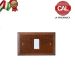 PLACCA 1P NOCE LEGNO COMPATIBILE MAGIC 2801