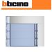 FRONTALE 352031 BTICINO 3 PULSANTI SFERA ALLMETAL