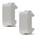 art COPRIFORO 2pz COMPATIBILE LIVING TECH  BTICINO