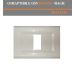 PLACCA 1P BIANCO PVC COMPATIBILE BTICINO MAGIC