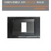 PLACCA 1P ANTRACITE PVC COMPATIBILE BTICINO MAGIC