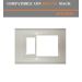 PLACCA SCHUKO+1P BIANCO PVC COMPATIBILE BTICINO MAGIC