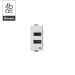 CARICATORE USB C+A PER BTICINO MATIX 4BOX 4B.AM.USB.30