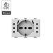 PRESA SCHUKO  USB P503  MATIX BTICINO 4BOX 4BUSBP503AM