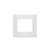 joy PLACCA 2P BIANCO PVC COMPATIBILE MATIX BTICINO