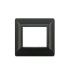 joy PLACCA 2P NERO PVC COMPATIBILE MATIX BTICINO