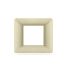 joy PLACCA 2P CHAMPAGNE PVC COMPATIBILE MATIX BTICINO