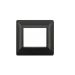 joy PLACCA 2P NERO BISTRO' PVC COMPATIBILE MATIX BTICINO
