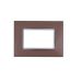joy PLACCA 3P BRONZO VETRO COMPATIBILE MATIX BTICINO