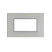 joy PLACCA 4P CHAMPAGNE VETRO COMPATIBILE MATIX BTICINO
