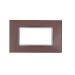 joy PLACCA 4P BRONZO VETRO COMPATIBILE MATIX BTICINO