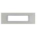 joy PLACCA 6P CHAMPAGNE VETRO COMPATIBILE BITICINO MATIX