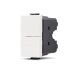 joy DOPPIO PULSANTE INTERBLOCCATO COMPATIBILE MATIX BTICINO